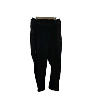 Adidas Tiro Womens 4X New With Tag Black Athletic Pants Inseam 28Zip Pocket